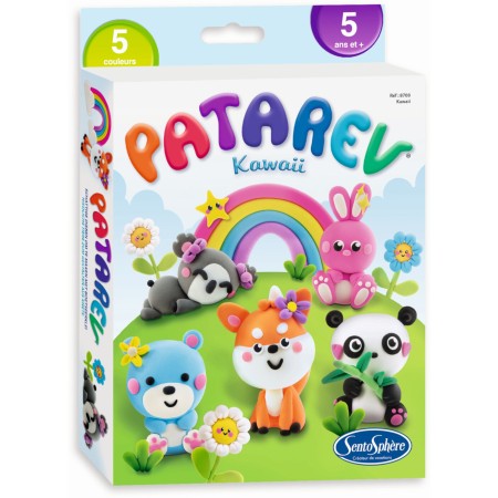 Patarev Kawaii jedwabista masa plastyczna 5 kolorów, SentoSphere