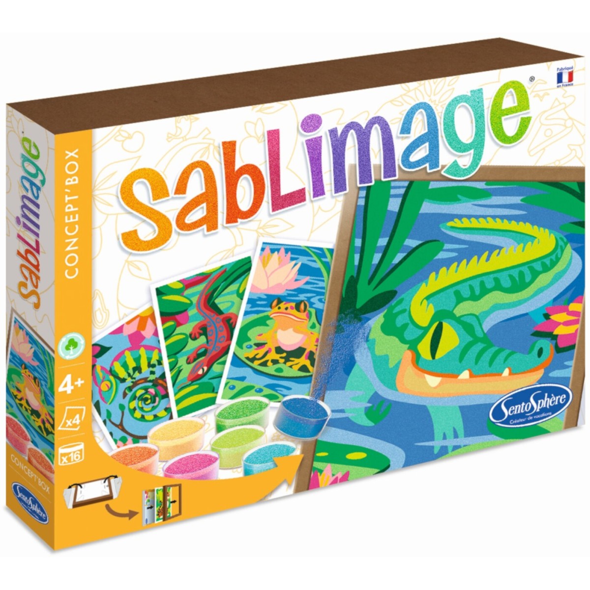 Sablimage W Wysokich Trawach 4 obrazki piaskowe +4, SentoSphere