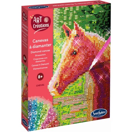 Zestaw kreatywny obraz z diamentami Koń +8, SentoSphere