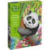 Zestaw kreatywny obraz z diamentami Panda +8, SentoSphere