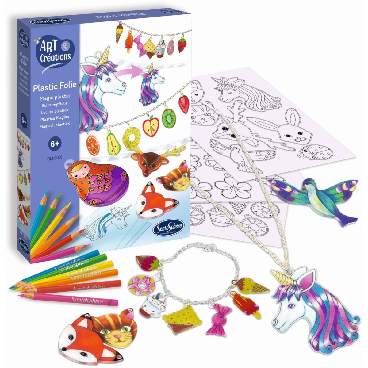 Magiczny Plastik Biżuteria do robienia dla 6 latki, SentoSphere