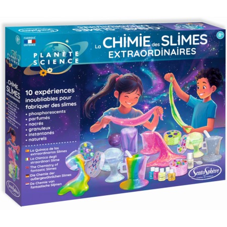 Zestaw do robienia NIEZWYKŁYCH mas żelowych Slime +8, SentoSphere