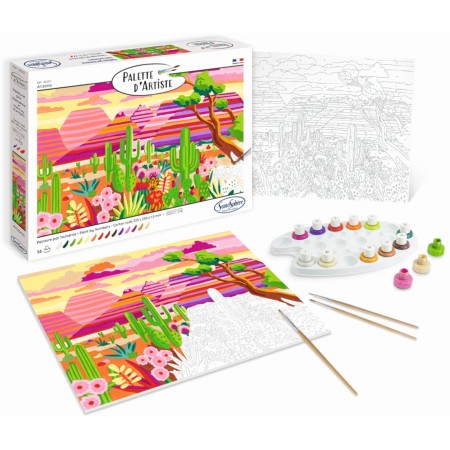 Malowanie po numerach "Arizona" podobrazie 25 x 32,5