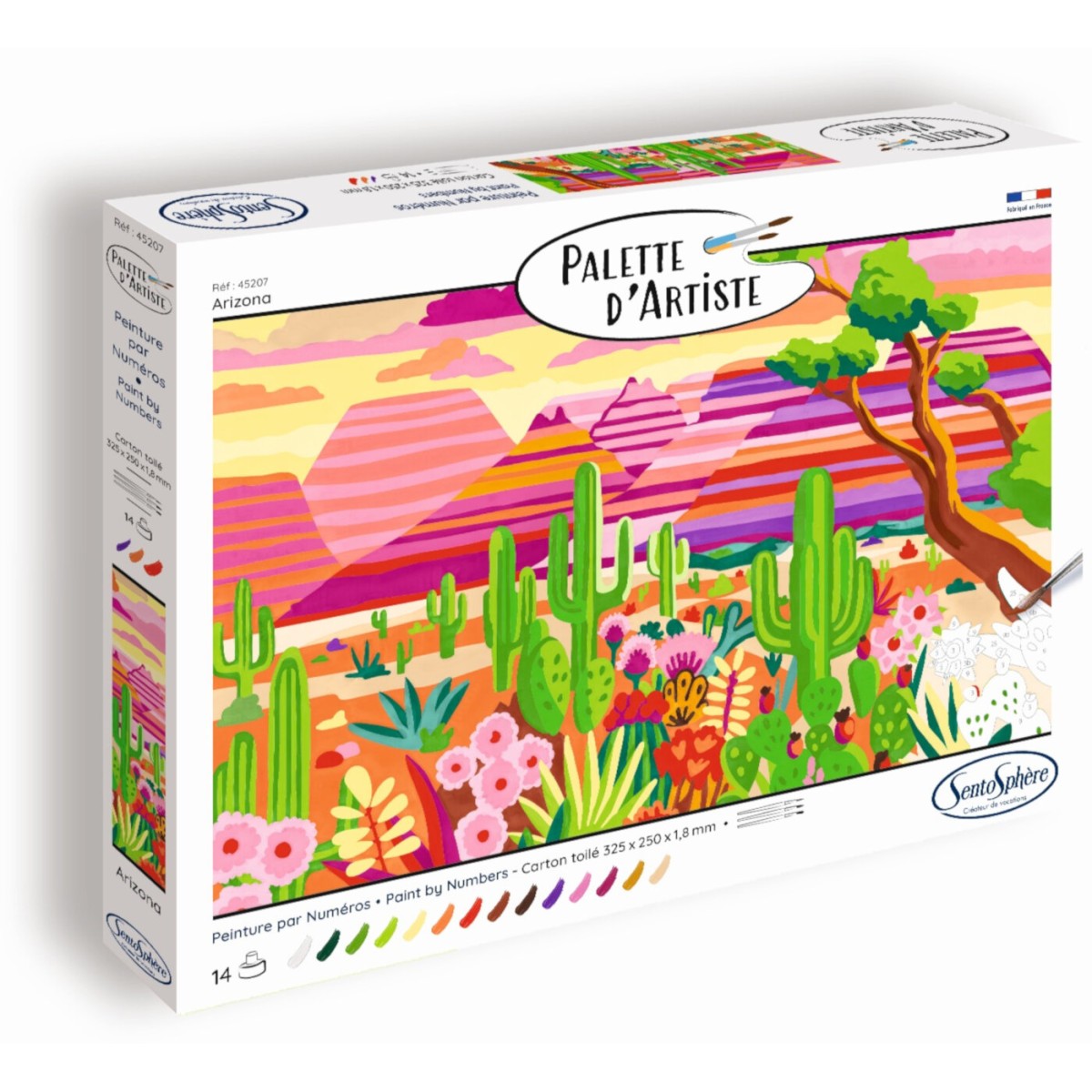 Malowanie po numerach "Arizona" podobrazie 25 x 32,5