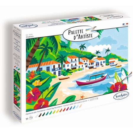 Malowanie po numerach "Ilhabela" podobrazie 25 x 32,5