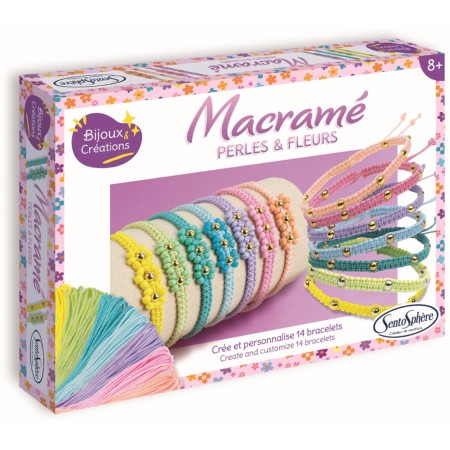 Bransoletki z makramy do robienia zestaw SentoSphere 80003