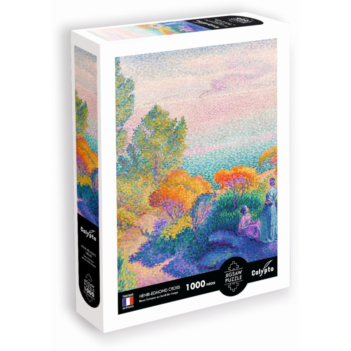 Puzzle 1000 Dwie Kobiety Nad Brzegiem Morza Śródziemnego (Cross), Calypto