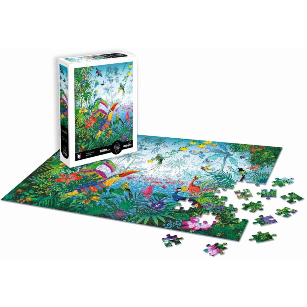 Puzzle 1000 Ogród Tropikalny (Nille), Calypto