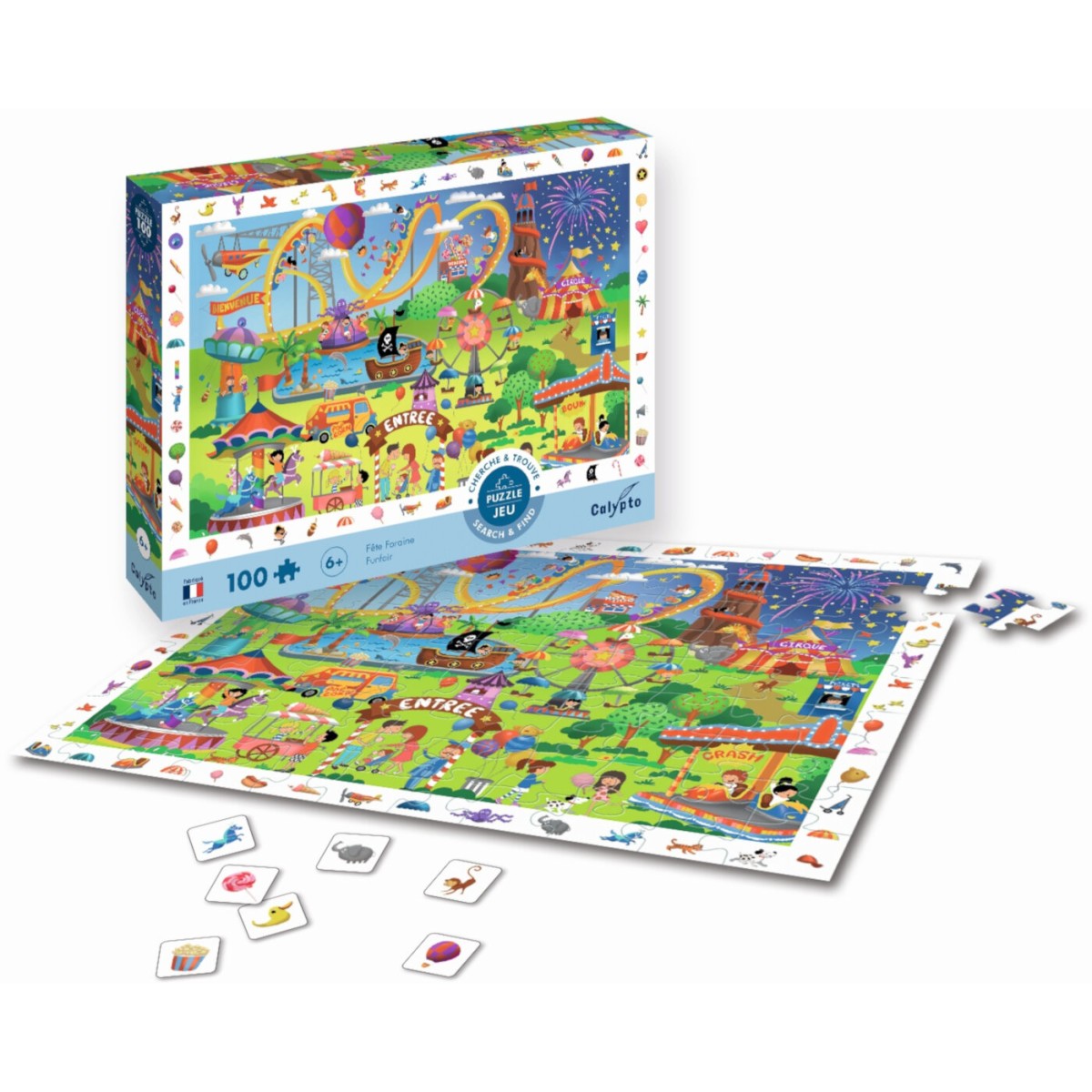 Puzzle obserwacyjne 100 Wesołe Miasteczko, Calypto