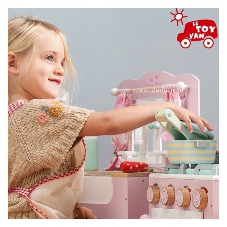 Garnki drewniane Honeybake, Le Toy Van | Dadum Kraków Garnki drewniane Honeybake, Le Toy Van | Dadum Kraków