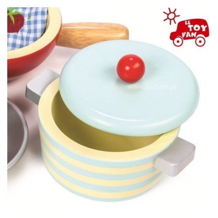 Garnki drewniane Honeybake, Le Toy Van | Dadum Kraków Garnki drewniane Honeybake, Le Toy Van | Dadum Kraków
