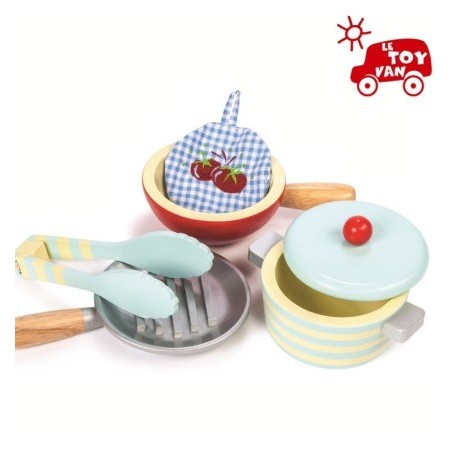 Garnki drewniane Honeybake, Le Toy Van | Dadum Kraków Garnki drewniane Honeybake, Le Toy Van | Dadum Kraków