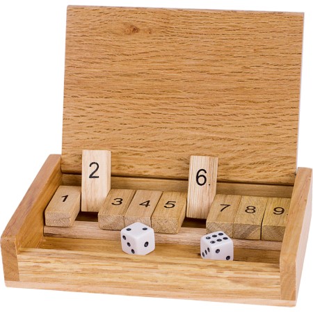 Gra logiczno-matematyczna „Shut the box” (wersja podróżna) – 6+ Goki