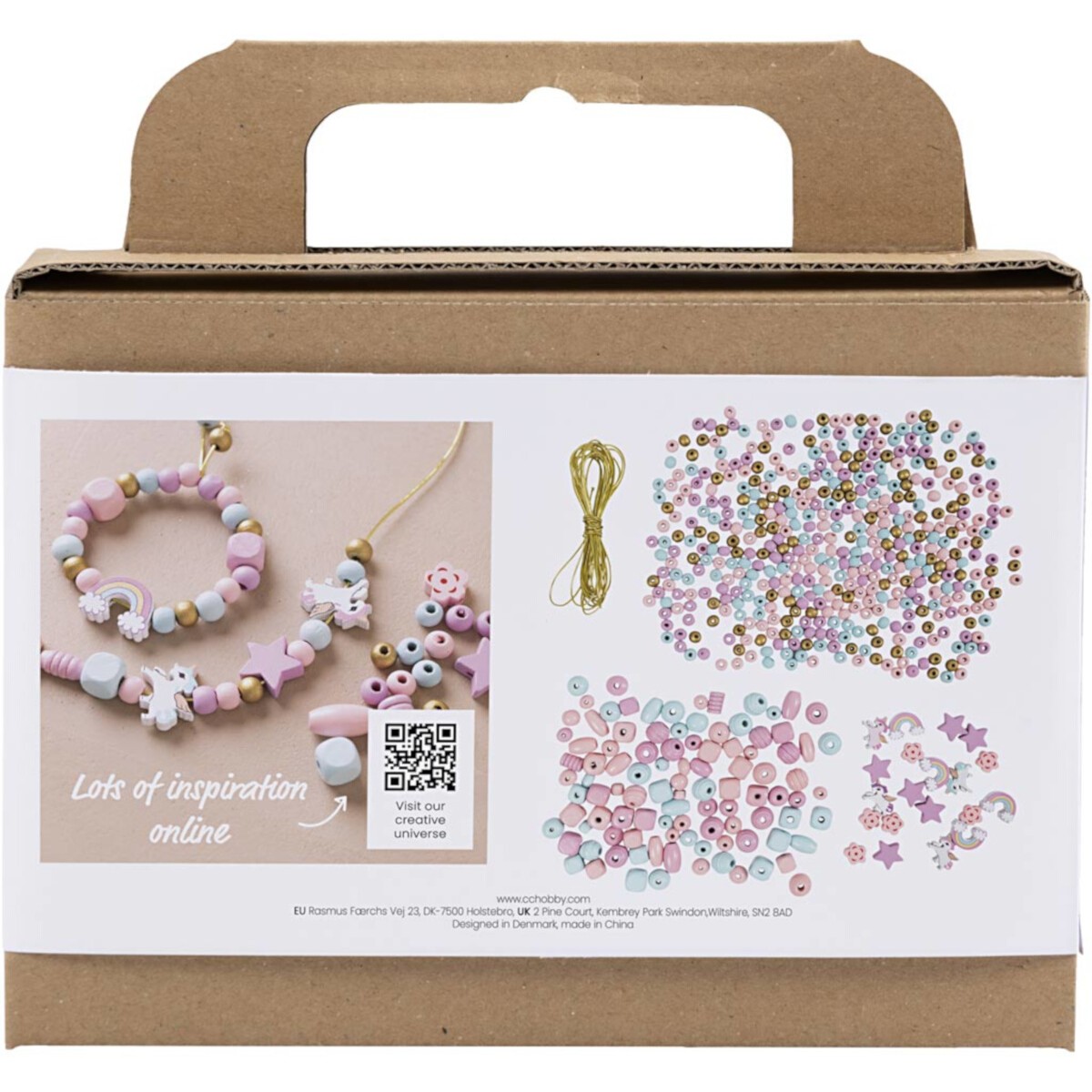 Mini Craft Mix Biżuteria, kolory pastelowe, 1 opakowanie