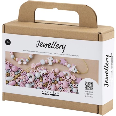 Mini Craft Mix Biżuteria, kolory pastelowe, 1 opakowanie