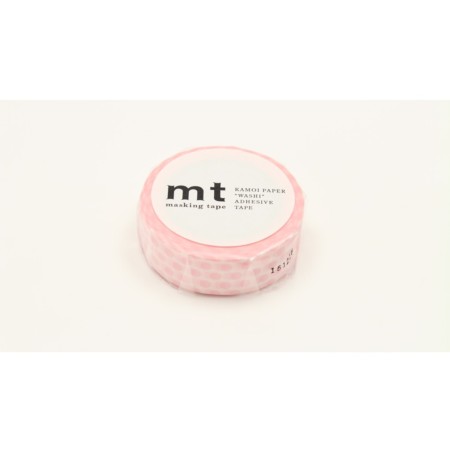 MT 1P Wzór w jasnoróżowe kropki / dot strawberry milk