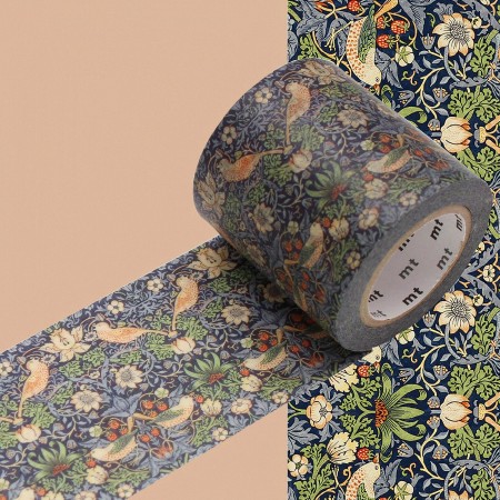 MT WILLIAM MORRIS malina / strawberry thief 5 cm