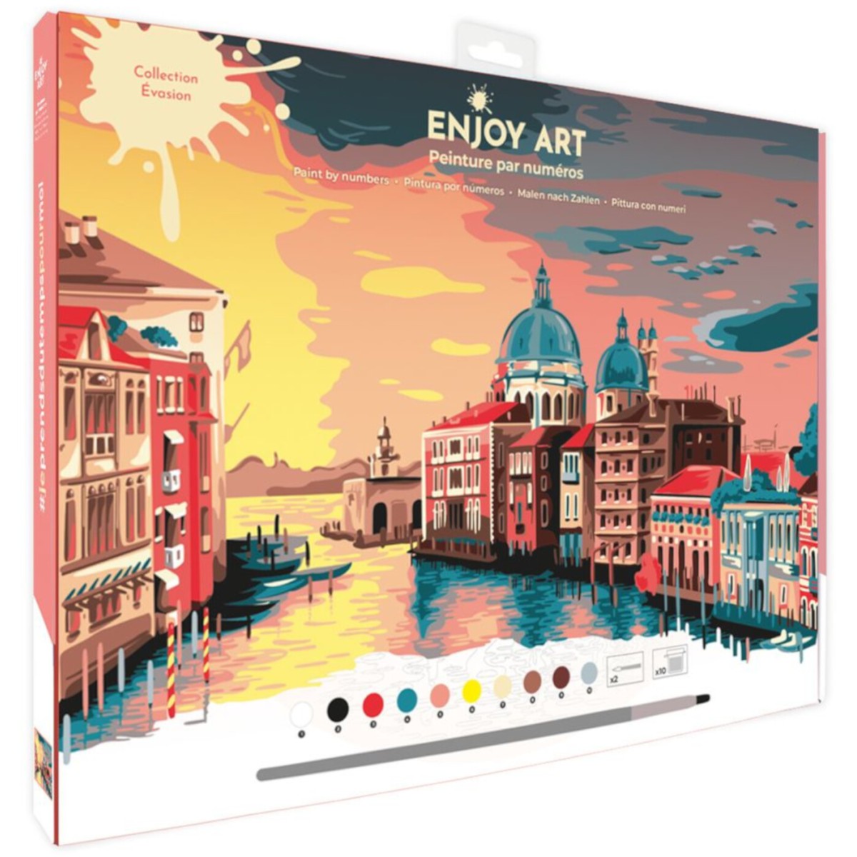 ENJOY ART – Malowanie po numerach 40x30 cm Wenecja