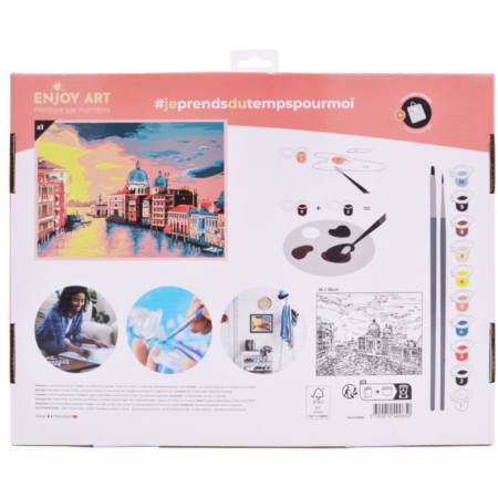 ENJOY ART – Malowanie po numerach 40x30 cm Wenecja