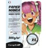 GRAPH'IT BLOK MANGA A5 300 g – 25 arkuszy + 6 kalki