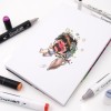 GRAPH'IT BLOK MANGA A5 300 g – 25 arkuszy + 6 kalki