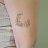 Grim'tout Ink – Tatuaże tymczasowe do pokolorowania FLOWER POWER