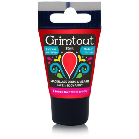 GRIMTUBE Płynny makijaż 20 ml – Czerwony