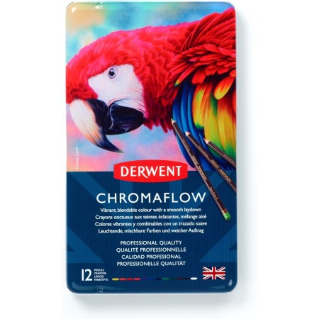 Kredki Chromaflow 12 kolorów – Derwent