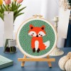 Zestaw do haftu igłowego DIY Lis
