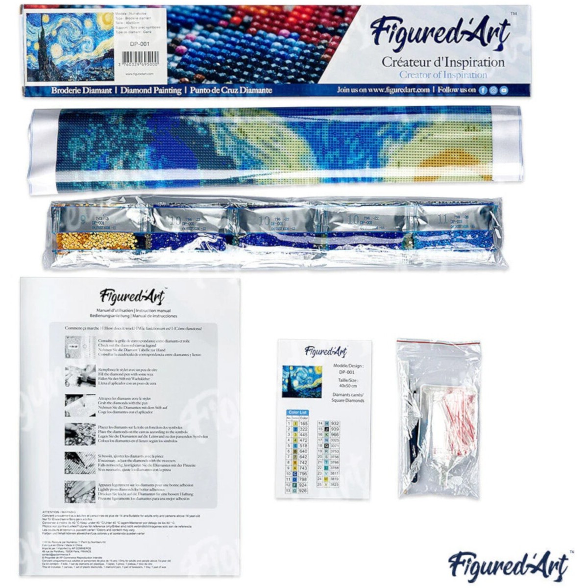 Haft diamentowy - Kwitnące Kioto