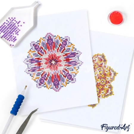 Mini seria Diamond Painting - Rozety