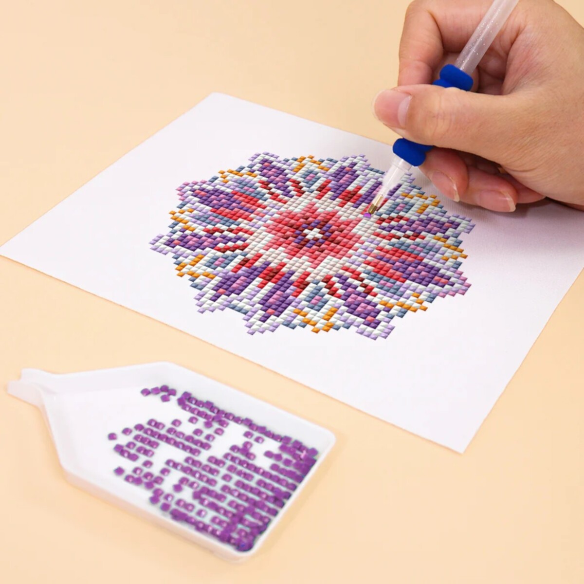 Mini seria Diamond Painting - Rozety
