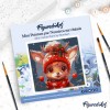 Malowanie po numerach - Uroczy renifer - 20 x