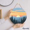 Malowanie po numerach Las sosnowy 30 cm – Figure d'Art