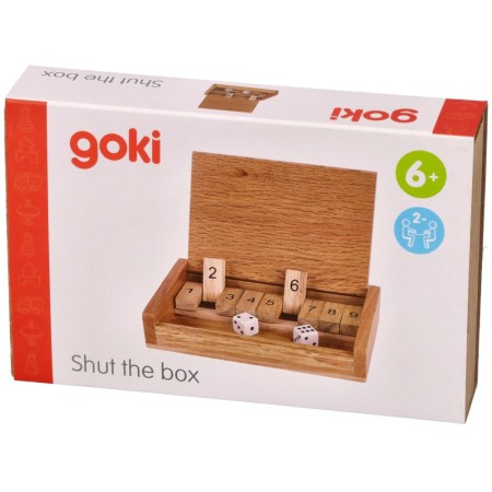 Shut the box drewniana podróżna – 6+ Goki