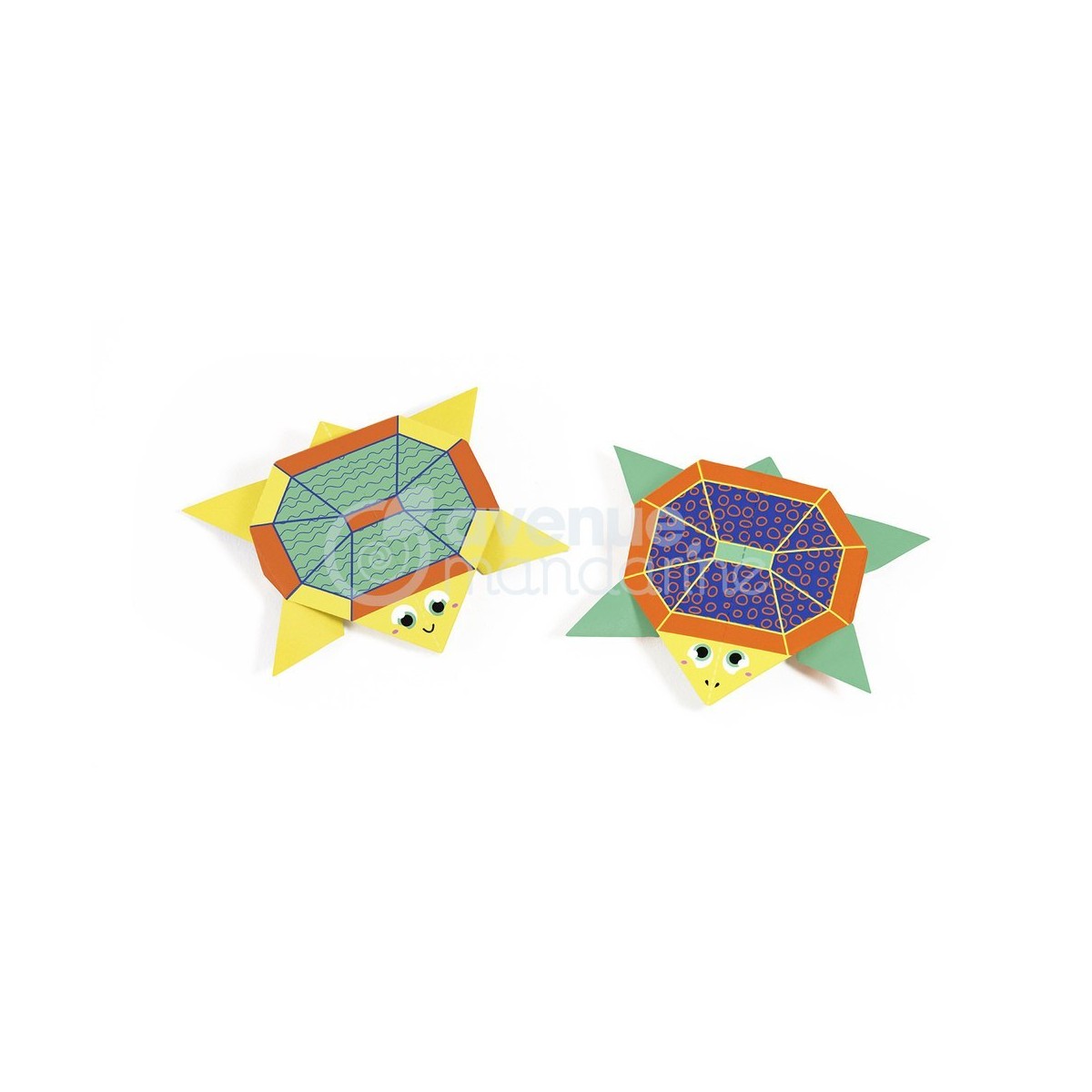 Papier origami mini Żółwik 12x12cm 20 arkuszy | Dadum