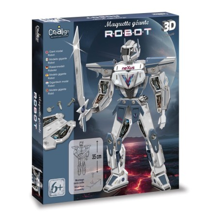 Makieta robota 35cm do złożenia 6+ Crea Lign' CL193