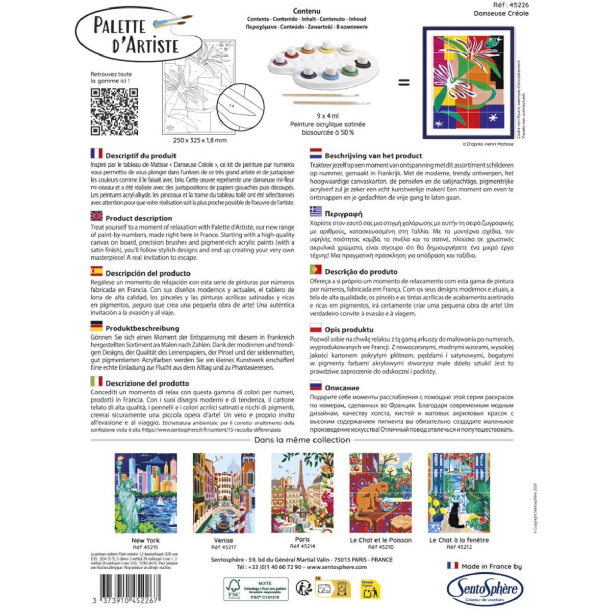 Malowanie po numerach Matisse – SentoSphere