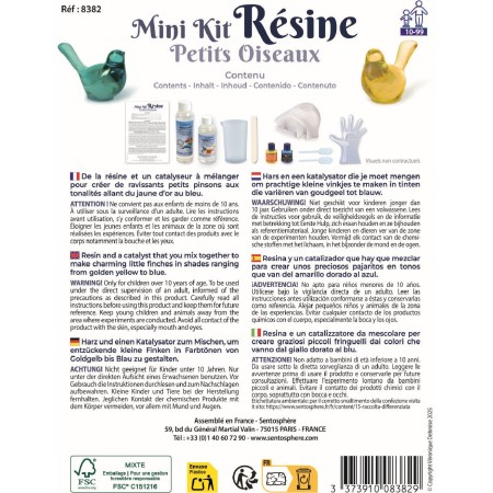 Odlewy z żywicy Ptaszki 10+ SentoSphere