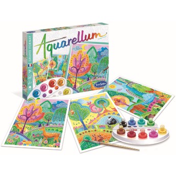 Aquarellum Krajobrazy ze snów A4 – 7+ SentoSphere