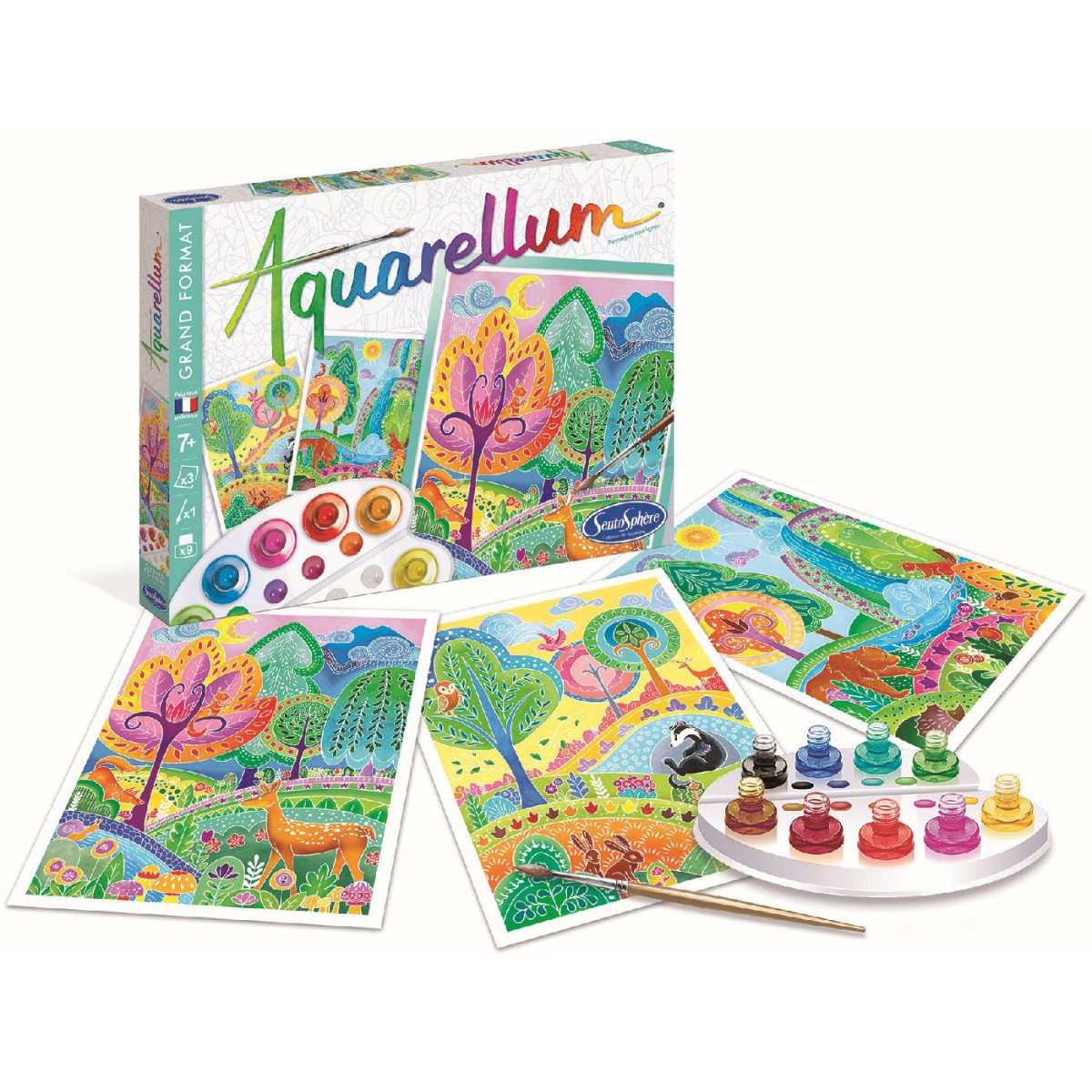 Aquarellum Krajobrazy ze snów A4 – 7+ SentoSphere