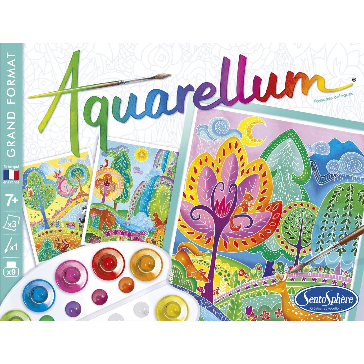 Aquarellum Krajobrazy ze snów A4 – 7+ SentoSphere