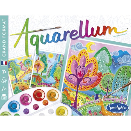 Aquarellum Krajobrazy ze snów A4 – 7+ SentoSphere