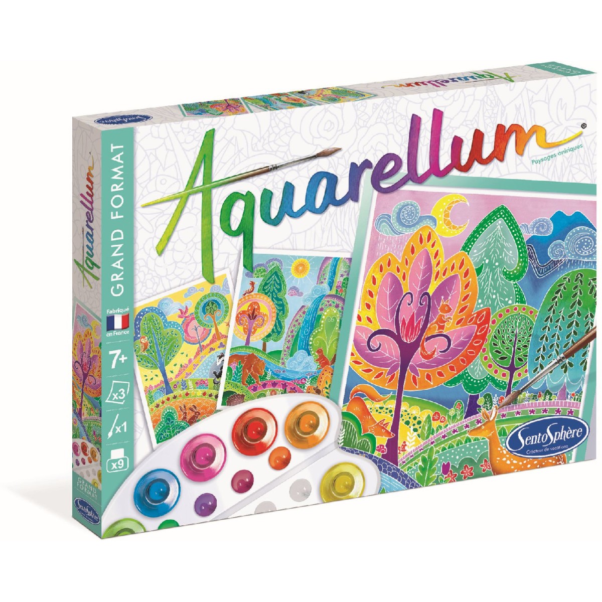 Aquarellum Krajobrazy ze snów A4 – 7+ SentoSphere
