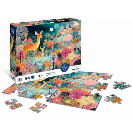 Puzzle – 54 elementy – bajkowy las, Calypto