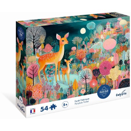 Puzzle – 54 elementy – bajkowy las, Calypto