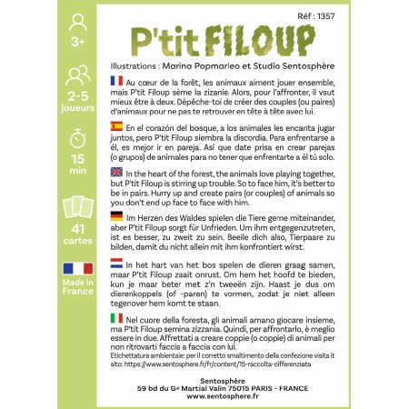 Gra P’tit Filoup – obserwacja i pary 3+