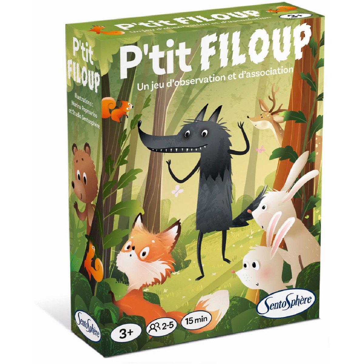 Gra P’tit Filoup – obserwacja i pary 3+