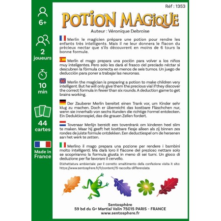 Gra karciana Magiczna mikstura 6+ – SentoSphere