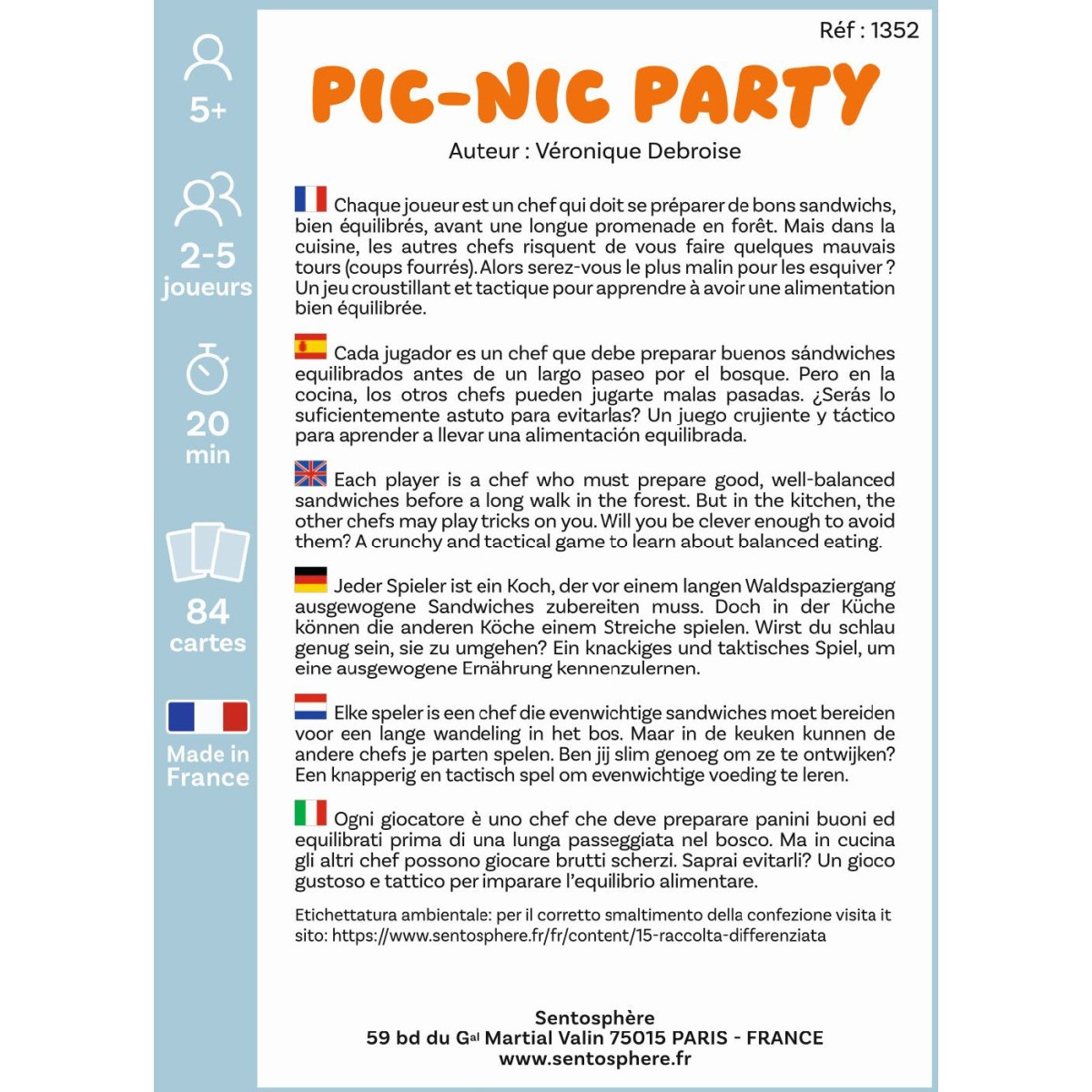 Gra Pic-Nic Party – taktyka i jedzenie 5+
